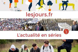 page d'accueil du "pure player" Les Jours