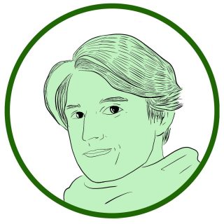 Portrait au trait de Diane Ranville