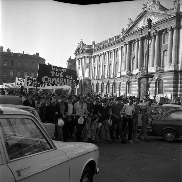 Nuit d'émeutes pendant mai 68 à Toulouse