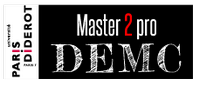 Logo de l'Université Paris Diderot - Master 2 pro DEMC