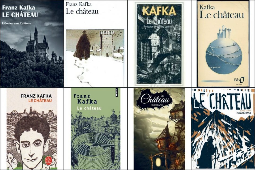 Plusieurs couvertures du livre Le Chateau de Kafka
