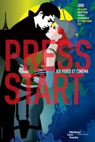 Visuel de l'affiche du festival Press Start 2019